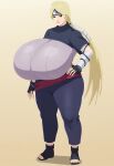 ai_generated blonde_hair breast_expansion gigantic_breasts naruto_shippuden nii_yugito self_upload stable_diffusion very_long_hair