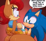 1girl big_breasts female furry mautisskunk sally_acorn sonic_the_hedgehog