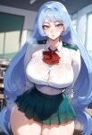 1girl 1girl ai_generated blue_hair curvy curvy_female long_hair my_little_pony:_friendship_is_magic nejire_hadou