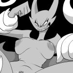 1:1 1girl 1girl 2020 abdominal_bulge absurd_res angry anthro barely_visible_genitalia barely_visible_pussy black_background bound breasts cropped demon dr._pizza_boi fist forced genitals greyscale high_res inkershike lucia_(satina) monochrome nipples nude one_eye_closed pussy rape satina_(series) sex simple_background tentacle tentacle_rape tentacle_sex