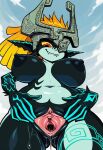 1girl ai_generated areola erect_nipples female huge_breasts imp imp_midna midna nintendo nipples nude pussy shortstack solo the_legend_of_zelda twilight_princess verynormalguy