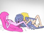 1boy 1girl 2_girls adventure_time cartoon_network colored drpizzaboi ffm ffm_threesome finn_the_human from_behind from_behind_position gata grabbing grabbing_own_breast inker_comics inkershike male nude penis pleasure pleasure_face pleasured princess_bubblegum pussylicking vaginal vaginal_penetration vaginal_sex