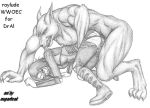 1boy 1girl animated boots drawing female gif kate_beckinsale knee_boots leather lycan male/female monochrome rape raylude selene selene_(underworld) sex torn_clothes underworld vampire werewolf wwoec