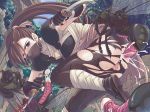 assassin assassin_(ragnarok_online) beastiality blood brown_hair bug cum cum_inside earrings egg eggs implantation insect jewelry long_hair mask monster oviposition pussy ragnarok_online rape sex torn_clothes vaginal virgin xration