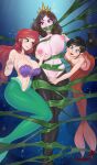 3girls big_breasts black_hair blue_eyes breasts captured censored curves curvy curvy_body curvy_female curvy_figure disney disney_princess disney_villains erect_nipples european_mythology fairy_tales female female_only femdom femsub fish_girl fish_tail forced_yuri green_eyes hans_christian_andersen lezdom long_hair massive_breasts medium_breasts melody_(disney) mermaid mermaid_ass mermaid_girl mermaid_position mermaid_tail molestation monster monster_girl mythology nipples princess_ariel public_domain rape red_hair royalty seductive_eyes seductive_look seductive_pose slave squallpion tentacle the_little_mermaid the_little_mermaid_(1989_film) thick_mermaid_hips unaligned_breasts underwater ursula vanessa_(the_little_mermaid) water wide_hips yuri