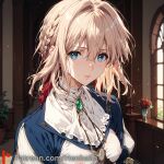 violet evergarden (character) from violet evergarden by henhalla