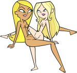 2_girls accurate_art_style blonde_hair breasts codl dakota_(tdi) dawn_(tdi) innie_pussy multiple_girls nude tagme total_drama:_revenge_of_the_island total_drama_island transparent_background tribadism yuri