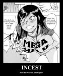 breasts cleavage hanging_breasts huge_breasts incest manga mega_milk meme sister wincest