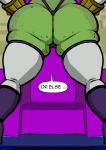 1girl 1girl 1girls alien alien_girl ass attea ben_10 ben_10_omniverse big_ass big_ass bottom_heavy bubble_ass bubble_butt cartoon_network comic_page dialogue english english_text fat_ass fat_butt female_only green-skinned_female green_skin high_heels huge_ass huge_ass incursean large_ass large_butt planz34 slightly_chubby spacecraft spaceship speech_bubble standing stockings text thick_ass thick_legs thick_thighs thigh_high_boots thong throne throne_room tight_clothing unseen_male wide_hips