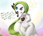 breasts english_text female giant heart macro meloetta nintendo nipples pokemon text theboogie video_games vorarephilia vore wet_pussy wide_hips