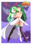 2girls :d anthro anthrofied arabatos arm arms art artist_name babe bare_arms bare_legs bare_shoulders big_breasts black_legwear blue_eyes blush breasts cleavage collarbone dildo fingering forehead_kiss full_body furry gardevoir gengar green_hair grin gym_leader half-closed_eyes happy happy_sex hugging insertion interspecies kissing leg_up legs long_hair looking_at_another magic moaning multiple_girls mutual_yuri natsume_(pokemon) naughty_face neck nintendo nipples one_leg_raised open_mouth pokemon pokemon_(anime) pokemon_(game) pokemon_frlg pokemon_rgby pokemon_rse pokephilia pussy pussy_juice red_eyes sabrina sabrina_(pokemon) sex short_hair smile standing stockings teeth uncensored vagina vaginal yuri zoom_layer