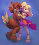  2_girls bianca_(spyro) big_ass big_breasts breast_press elora gumdrops hugging sideboob spyro_the_dragon 