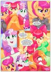 1boy 3girls adult age_difference apple_bloom apple_bloom_(mlp) applejack’s_secret_is_out bbmbbf big_macintosh big_macintosh_(mlp) comic equestria_untamed female horse_boy horse_girl horse_penis horsecock male mlp mlp:fim my_little_pony my_little_pony:_friendship_is_magic palcomix scootaloo scootaloo_(mlp) sweetie_belle sweetie_belle_(mlp)