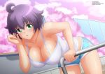 big_breasts huge_breasts looking_at_viewer purple_hair voluptuous yukino_akaihi zel-sama