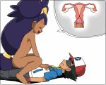 animated ash_ketchum bloggerman clothed_male_nude_female gif girl_on_top internal iris iris_(pokemon) pokemon sex uterus vaginal vaginal_penetration womb