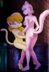  ass bagi bagi_the_monster_of_mighty_nature bbmbbf breasts cleo_catillac crossover daishizen_no_majuu_bagi fingering fur34 fur34* nipples palcomix the_catillac_cats 