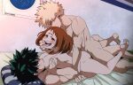  boku_no_hero_academia izuku_midoriya katsuki_bakugou kotonohat my_hero_academia ochako_uraraka 