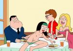 american_dad boner bouncing_breasts breakfast brother_and_sister chewing francine_smith funny gif guido_l hayley_smith kitchen licking panties stan_smith steve_smith whipped_cream