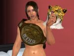 1girl alluring championship_belt championship_belt_around_breasts jaguar_mask julia_chang king's_mask namco nude purrbomb42 tekken tekken_3 tekken_4 tekken_5_dark_resurrection tekken_7 tekken_tag_tournament tekken_tag_tournament_2