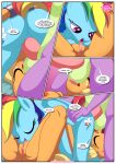  applejack applejack_(mlp) comic equestria_untamed friendship_is_magic furry hasbro my_little_pony palcomix rainbow_dash rainbow_dash_(mlp) spike spike&#039;s_ultimate_fantasies_or_the_dragon_king&#039;s_harem spike_(mlp) 