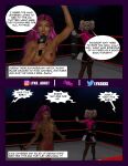 2_girls 3d 3d_(artwork) 3dbabes 3dx alexa_bliss eva_marie mind_control wwe wwe_2k20 wwe_diva wwe_divas