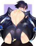 1boy 1girl 1girl ass bayonetta bayonetta_(character) big_ass big_ass blue_eyes blush bulge buttjob clothed_female erection erection_under_clothes eye_contact fully_clothed high_res huge_ass lips looking_at_viewer looking_back male male/female mature mature_female mawiedz short_hair sitting sitting_on_lap sitting_on_person solo_female tagme video_game_character video_game_franchise