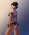  ass bikini evulchibi gears_of_war samantha_byrne solo swimsuit 