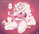 1girl ampharos bed big_ass big_breasts cute deadpliss ipan lingerie seductive white_fur