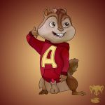 alvin_and_the_chipmunks alvin_seville chipmunk furry male penis