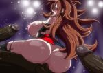 1girl 3boys ahegao alternate_ass_size alternate_breast_size android_21 android_21_(human) anus ass big_ass big_breasts billvicious blush bottomless breasts clothed_female cowgirl_position cum dark-skinned_male dark_skin dat_ass dragon_ball dragon_ball_fighterz dragon_ball_super dragon_ball_super:_super_hero dragon_ball_z:_kakarot glasses gloves high_res hips hoop_earrings hourglass_figure huge_ass huge_breasts imminent_interracial imminent_sex interracial large_ass legwear long_hair looking_back male/female mature mature_female milf moaning multicolored_clothes multicolored_dress multiple_boys nipples penetration penis pussy red_hair sex shiny_skin sitting slut solo_focus straight sweat tagme testicle thick_thighs thighs uncensored vaginal vaginal_penetration video_game_character voluptuous vomi_(dragon_ball) whore wide_hips