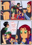 beast_boy comic dc_comics dick_grayson emotion_sickness_(teen_titans) incognitymous_(artist) koriand'r nipples nude rachel_roth raven_(dc) robin starfire tagme teen_titans