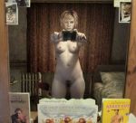  heather_mason mirror pubic_hair self_shot silent_hill thighs 