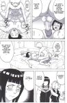 censored comic hard_translated hinata monochrome naruto sakura sex tsunade