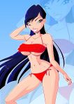  1girl breasts female female_only long_hair looking_at_viewer mostly_nude musa panties red_panties side-tie_panties solo standing underwear winx_club zfive zoom_layer 