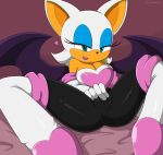 1girl 2021 duplichance masturbation nipples pussy rouge_the_bat sega smile sonic_the_hedgehog_(series) tagme