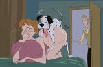  101_dalmatians 1boy 1girl 2boys anita_radcliffe arms ass beastiality bestiality big_ass big_breasts breasts canine caught caught_in_the_act cheating cheating_wife closed_eyes clothed_male cucked_by_beast cuckold dalmatian disney dog doggy_position doggy_style_position domestic_dog door english english_text female female_human female_human/dog female_human/male_dog female_on_feral from_behind from_behind_position hand_covering_mouth hands heart hourglass_figure human human_female human_on_feral indoors infidelity interspecies john_coffe legs male male/female male_dog male_human netorare ntr nude nude_female penetration pillow pongo roger_radcliffe sex tail tail_wagging text tied_hair tongue tongue_out wide_hips zoophilia 