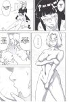 censored comic hard_translated hinata monochrome naruto sakura sex tsunade