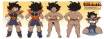  1girl 2022 arms_crossed black_hair boots breasts brown_nipples bulge bulge_through_clothing character_sheet chickpea clothed_female colored completely_nude cowgirl_position curbita dark-skinned_female dragon_ball dragon_ball_oc dragon_ball_xenoverse english_text fang female_saiyan femdom gloves hands_on_hips high_resolution looking_at_partner nipples nude nude_female original_character pubic_hair red-tinted_eyewear saiyan saiyan_armor saiyan_tail scouter shortstack smile text tinted_eyewear tomboy trembling turnaround uncensored 