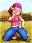   brown_hair family_guy glasses japunix meg_griffin short_hair solo  