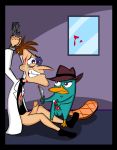 blood disney dr._heinz_doofenshmirtz furry perry_the_platypus phineas_and_ferb platypus sadism yaoi