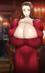  brown_hair gigantic_breasts grey_eyes melissa_pearce nata parasite_eve 