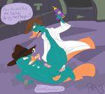 disney dr._heinz_doofenshmirtz furry perry_the_platypus phineas_and_ferb platypus yaoi