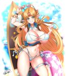 alluring bikini blonde hair insanely_hot nez-box nintendo princess_zelda the_legend_of_zelda zelda_(a_link_between_worlds)