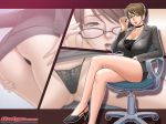  1280x960 1girl adjusting_glasses ass bent_over breasts business_suit choker cleavage formal g-string galge galge.com glasses high_heels huge_breasts lace_panties legs legs_crossed long_legs looking_at_viewer miniskirt panties pencil_skirt shoes sitting skirt skirt_suit suit tatsunami_youtoku teacher thighs thong underwear upskirt wallpaper zoom_layer 