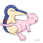  cyndaquil hinorashi mew nintendo pokemon transparent_background 