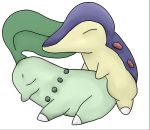  chikorita cyndaquil hinorashi nintendo pokemon transparent_background 