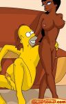 homer_simpson manjula_nahasapeemapetilon tagme the_simpsons yellow_skin