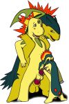 bayleef cyndaquil fellatio group_sex m_stuarn pokemon quilava transparent_background typhlosion