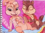 alvin_and_the_chipmunks brittany_and_the_chipettes chipettes chipmunk closed_eyes furry hot sexy_face