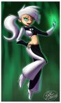 belly clones dani_phantom danny_phantom hair high_heels midriff navel white_hair